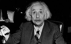 Albert Einstein, 1946. (Central Press/Getty Images via JTA)