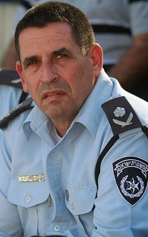 Yoav Segalovich, head of the Israeli Police Investigations Unit during a ceremony for outstanding officers, April 23, 2012. (Uri Lenz/FLASH90)