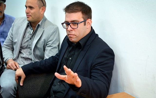 Likud MK Oren Hazan seen at the Magistrate's Court in Tel Aviv on March 6, 2016, for a hearing for a libel lawsuit Hazan filed against Channel 2 News reporter Amit Segal. (Flash90) Likud MK Oren Hazan seen at the Magistrate's Court in Tel Aviv on March 6, 2016, for a hearing for a libel lawsuit Hazan filed against Channel 2 News reporter Amit Segal. (Flash90)