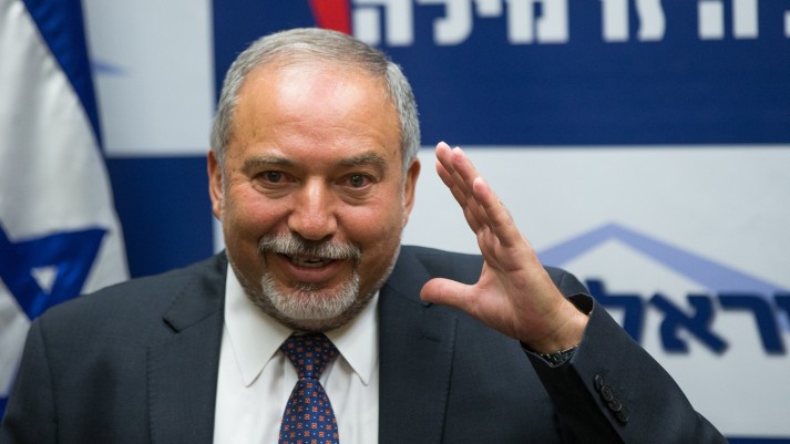 Leader of the Yisrael Beytenu party Avigdor Liberman speaks at a press conference in the Knesset, on May 18, 2016. (Yonatan Sindel/Flash90) Leader of the Yisrael Beytenu party Avigdor Liberman speaks at a press conference in the Knesset, on May 18, 2016. (Yonatan Sindel/Flash90)
