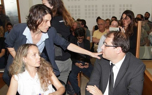 A hearing takes place Petah Tikvah Magistrate's Court on May 22, 2016, over the demand for the Breaking the Silence NGO to reveal the identities of soldiers providing testimony of alleged abuses by the military. (Roy Alima/Flash90) A hearing takes place Petah Tikvah Magistrate's Court on May 22, 2016, over the demand for the Breaking the Silence NGO to reveal the identities of soldiers providing testimony of alleged abuses by the military. (Roy Alima/Flash90)