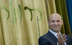 Education Minister Naftali Bennett in Jerusalem on May 29, 2016. (Yonatan Sindel/Flash90)
