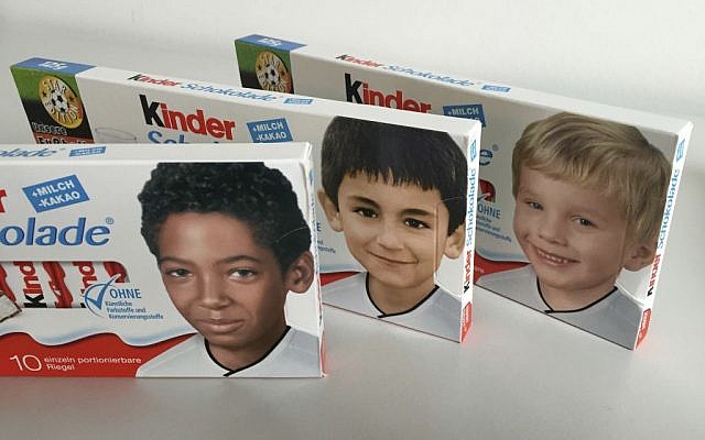 Packages of 'Kinder' bars with childhood pictures of German national soccer players, May 25, 2016. (AP Photo/Ferdinand Ostrop) Packages of 'Kinder' bars with childhood pictures of German national soccer players, May 25, 2016. (AP Photo/Ferdinand Ostrop)
