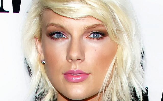Taylor Swift attending the 64th Annual BMI Pop Awards held at the Beverly Wilshire Four Seasons Hotel in Beverly Hills, California, May 10, 2016. (Mark Davis/Getty Images via JTA)