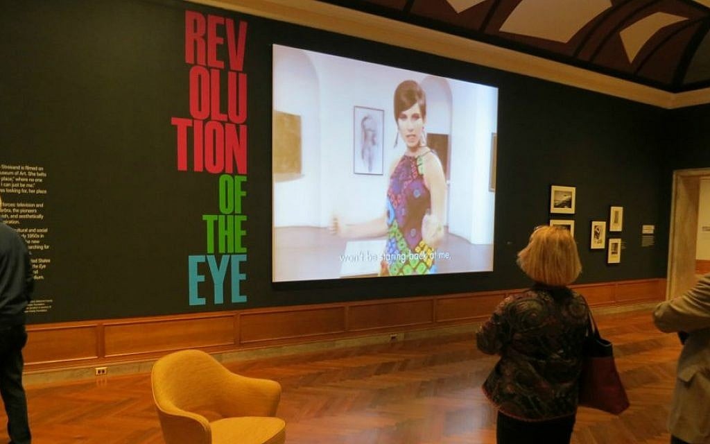 Barbra Streisand's 1966 CBS television special 'Color Me Barbra' beckons viewers at the entry to 'Revolution of the Eye' on view at the Addison Gallery in Andover, Massachusetts, through July 13 (courtesy Addison Gallery of American Art) Barbra Streisand's 1966 CBS television special 'Color Me Barbra' beckons viewers at the entry to 'Revolution of the Eye' on view at the Addison Gallery in Andover, Massachusetts, through July 13 (courtesy Addison Gallery of American Art)