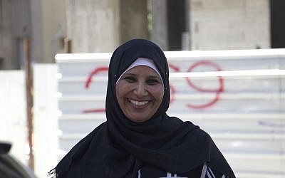 Miriam Abu Alqiya'an, 39, a resident of Umm al-Hiran in Tel Aviv on May 20, 2016. (Courtesy: Esther Talkar) 