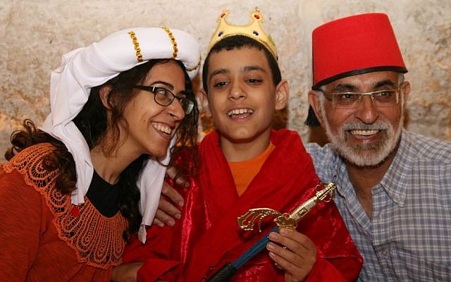 Participants in Tower of David Museum's Passover program for families with children with special needs, April 2016. (Ricky Rachman) Participants in Tower of David Museum's Passover program for families with children with special needs, April 2016. (Ricky Rachman)