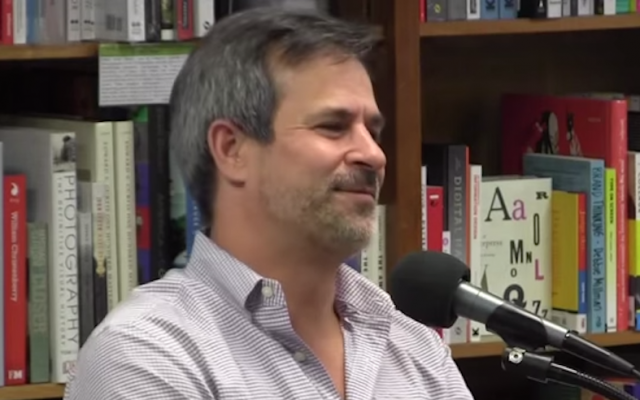 New York Times editor Jonathan Weisman. (screen capture: YouTube)