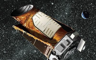 Artist's impression of the Kepler space telescope in orbit. (NASA/public domain)