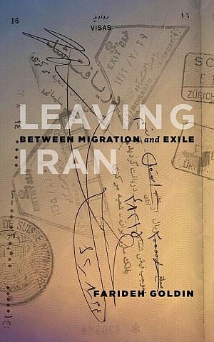 Cover of 'Leaving Iran' by Farideh Goldin. (courtesy AU Press)