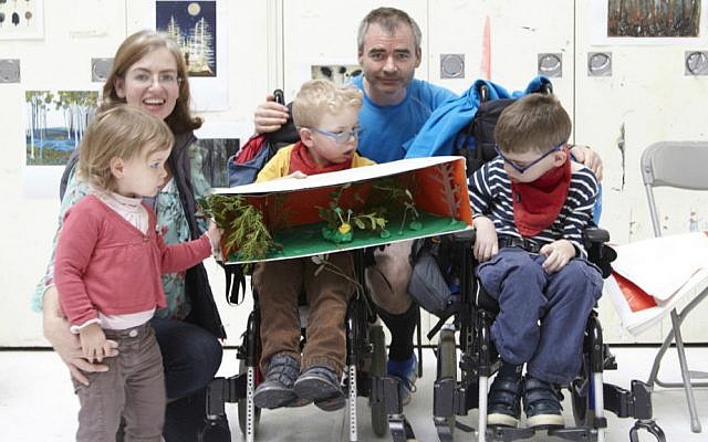 A family participating in a workshop for children with special education needs at the Royal Academy of Arts in London. (Richard Dawson) A family participating in a workshop for children with special education needs at the Royal Academy of Arts in London. (Richard Dawson)