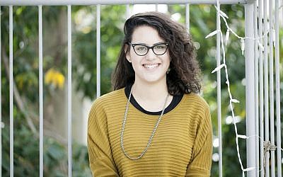 Tair Kaminer, a 19-year-old Israeli woman who spent more than three months in military prison in what supporters say is the longest sentence ever handed down to a female conscientious objector in Israel. (Shani Scarlett Kagan/Mesarvot via AP)