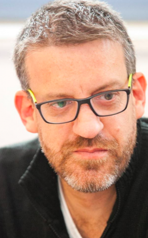 Etay Benovich, the principal of the Israel Academy of Arts and Science, changed the way his students think about the Holocaust, from 2015 (Courtesy Etay Benovich)