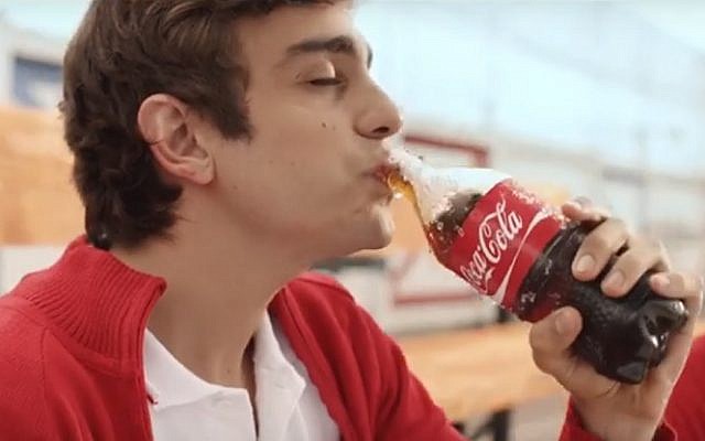 A still image from a Coca-Cola advert (screen capture: YouTube)