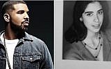 Drake and Sarah Silverman (Instagram via JTA)