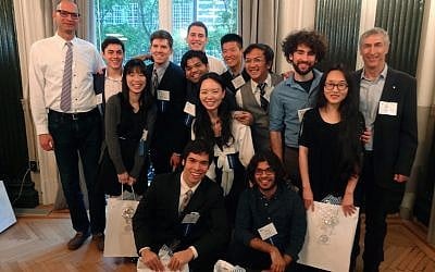 Members of the first graduating class of the Joan & Irwin Jacobs Technion-Cornell Institute (Courtesy)