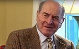 Dr. Henry Heimlich talks about his life in 2014 (screen capture: YouTube)