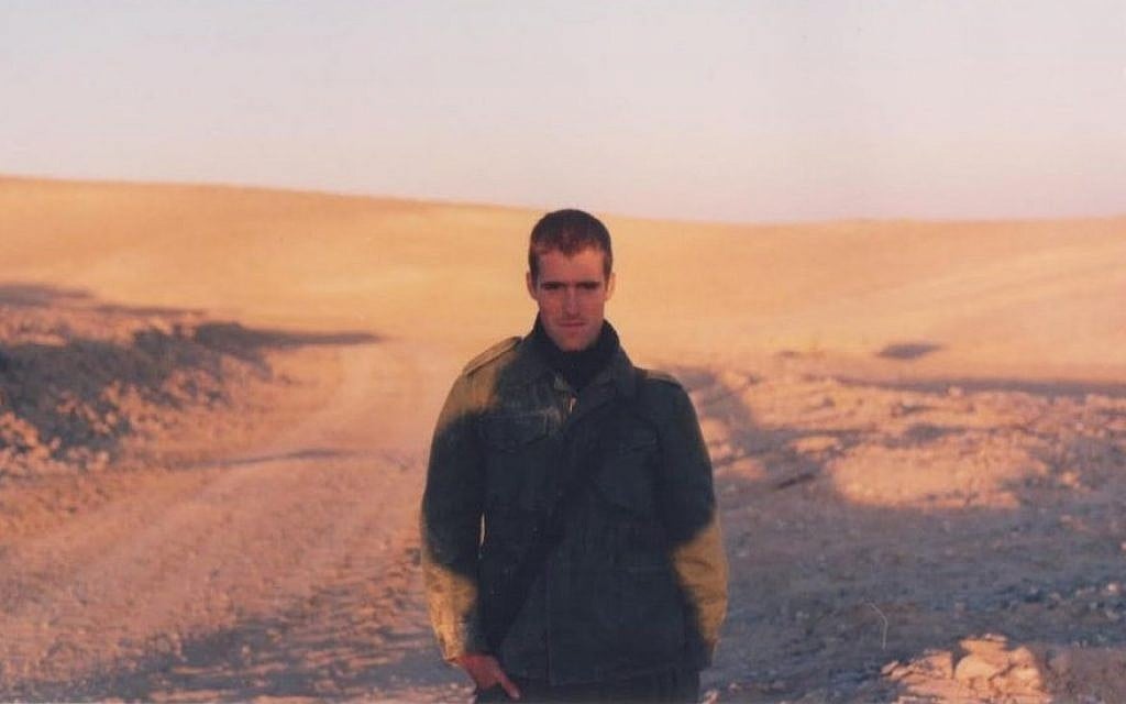 Matti Friedman, pictured during his IDF service in the late 1990s (Courtesy Matti Friedman)