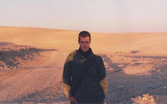 Matti Friedman, pictured during his IDF service in the late 1990s (Courtesy Matti Friedman)