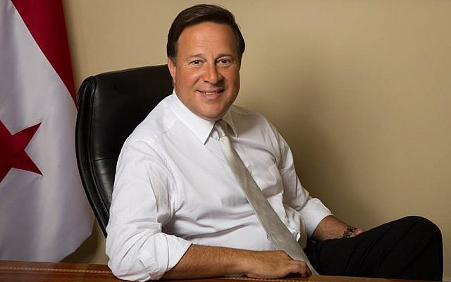Panama President Juan Carlos Varela, February 13, 2015 (Facebook)