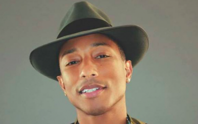 The king of happy, Pharrell Williams, is coming to Israel on July 21, with a performance at Rishon Lezion's LIVE Park (Courtesy Pharrell Williams' Facebook page)
