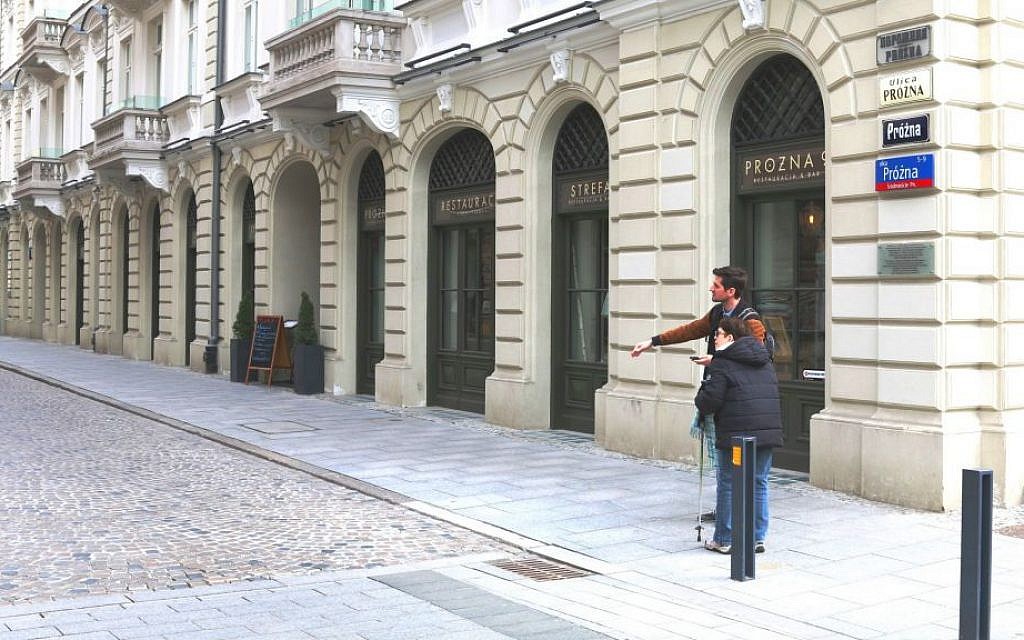 A restored section of the infamous ghetto on Prozna street. (Shmuel Bar-Am)