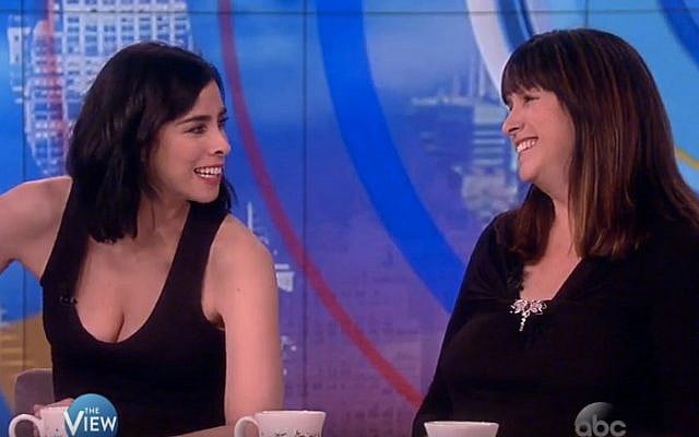 Comedian Sarah Silverman (left) appears with sister Rabbi Susan Silverman on 'The View,' May 26, 2016. (YouTube) Comedian Sarah Silverman (left) appears with sister Rabbi Susan Silverman on 'The View,' May 26, 2016. (YouTube)