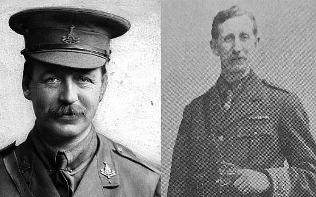 British and French diplomats Mark Sykes (L) and François Georges-Picot (Public Domain)