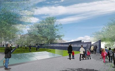 The Memorial of Names designed by Daniel Libeskind  for Amsterdam (courtesy)