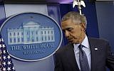 US President Barack Obama in the White House Briefing Room in Washington, DC, June 12, 2016. (AFP/YURI GRIPAS)