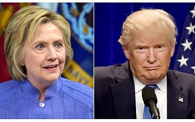 This combination of file photos shows Democratic presidential candidate Hillary Clinton (left) on June 15, 2016, and presumptive Republican presidential nominee Donald Trump on June 13, 2016. (AFP/dsk)