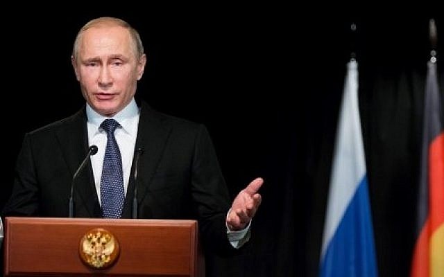Russian President Vladimir Putin addresses students during his visit to the German Embassy school in Moscow, June 29, 2016. AFP/POOL/Alexander Zemlianichenko) Russian President Vladimir Putin addresses students during his visit to the German Embassy school in Moscow, June 29, 2016. AFP/POOL/Alexander Zemlianichenko)