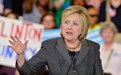 Presumptive Democratic presidential nominee Hillary Clinton speaks during a campaign event at the North Carolina State Fairgrounds on June 22, 2016 in Raleigh, North Carolina (Sara D. Davis/Getty Images/AFP)