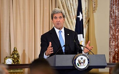 John Kerry talks at the US Department of State in Washington, DC, on June 22, 2016. (State Department)