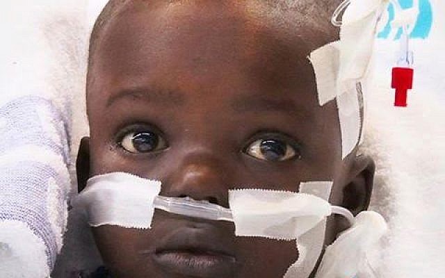 Sanusey, a Gambian four-year-old who underwent life-saving heart surgery in Israel (Stella Shalhevet / Save a Child's Heart)