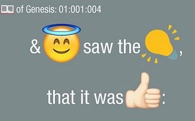 The Bible for millennials (Bible Emoji/Twitter)