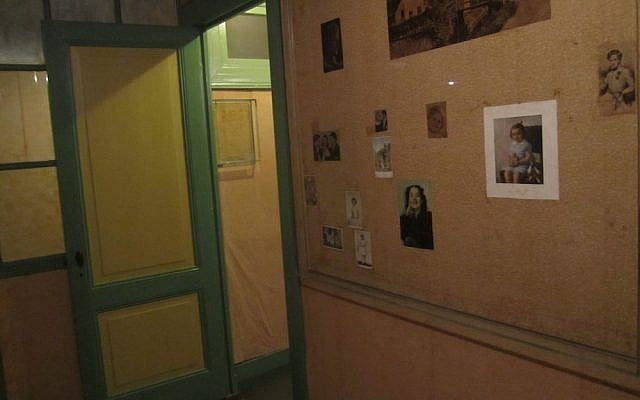 Anne Frank's former bedroom in the 'Secret Anne,' the heart of the Anne Frank House museum in Amsterdam, the Netherlands, 2012 (Matt Lebovic/The Times of Israel) Anne Frank's former bedroom in the 'Secret Anne,' the heart of the Anne Frank House museum in Amsterdam, the Netherlands, 2012 (Matt Lebovic/The Times of Israel)