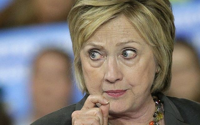 Democratic presidential candidate Hillary Clinton gestures as she speaks during a rally in Raleigh, N.C., Wednesday, June 22, 2016. (AP/Chuck Burton) Democratic presidential candidate Hillary Clinton gestures as she speaks during a rally in Raleigh, N.C., Wednesday, June 22, 2016. (AP/Chuck Burton)