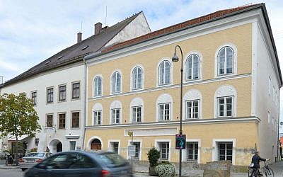 Adolf Hitler's birth house in Braunau am Inn, Austria. (AP Photo/Kerstin Joensson)