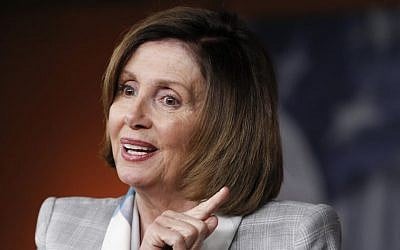 House Minority Leader Nancy Pelosi of California speaks during a news conference on Capitol Hill in Washington, May 25, 2016. (AP/J.Scott Applewhite)