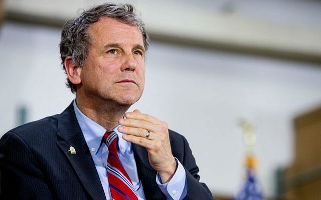 In this photo taken June 13, 2016, Sen. Sherrod Brown, D-Ohio, is seen in Cleveland, Ohio. (AP Photo/Andrew Harnik) In this photo taken June 13, 2016, Sen. Sherrod Brown, D-Ohio, is seen in Cleveland, Ohio. (AP Photo/Andrew Harnik)