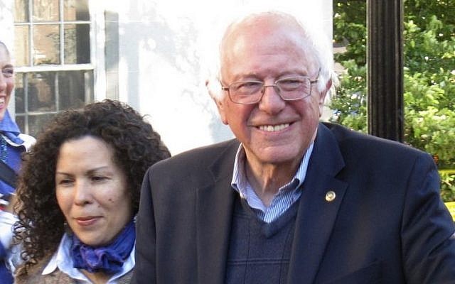 Democratic presidential candidate Sen. Bernie Sanders, I-Vt., arrives at City Hall Park in Burlington, Vt., June 13, 2016. (AP/Wilson Ring) Democratic presidential candidate Sen. Bernie Sanders, I-Vt., arrives at City Hall Park in Burlington, Vt., June 13, 2016. (AP/Wilson Ring)