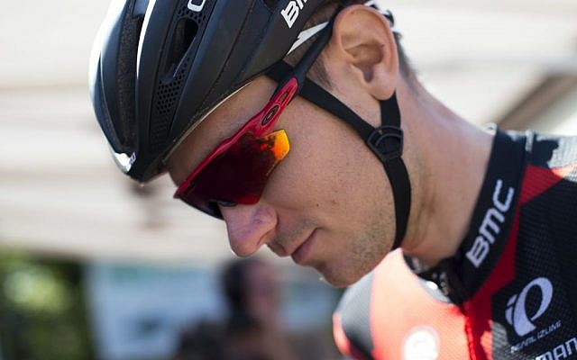In this July 21, 2015, file photo, Tejay van Garderen of the United States prepares to leave for a training on the second rest day of the Tour de France cycling race in Sisteron, France. . (AP Photo/Peter Dejong) 