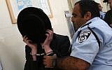 Illustrative photo of an ultra-Orthodox man in court, May 19, 2015. (Hadas Parush/Flash90)