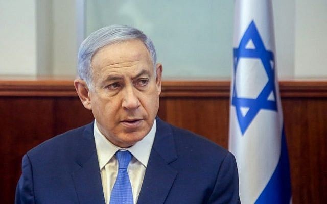 Prime Minister Benjamin Netanyahu leads the weekly cabinet meeting at the Prime Minister's Office in Jerusalem on March 13, 2016. (Marc Israel Sellem/POOL) Prime Minister Benjamin Netanyahu leads the weekly cabinet meeting at the Prime Minister's Office in Jerusalem on March 13, 2016. (Marc Israel Sellem/POOL)