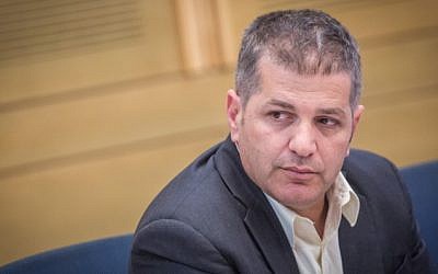 Knesset Member Yoav Kisch at a Knesset committee meeting on June 14, 2016. (Hadas Parush/Flash90)