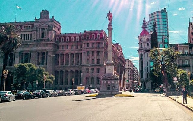 Argentina's Supreme Court (left) in Buenos Aires. (Ilan Ben Zion/Times of Israel staff) Argentina's Supreme Court (left) in Buenos Aires. (Ilan Ben Zion/Times of Israel staff)