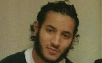 Larossi Abballa, who French police say stabbed to death a police officer and his partner in the northwestern Paris suburb of Magnanville, France, June 13, 2016. (YouTube/AFP)