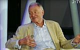 During his J-TV interview, released June 21, 2016, former London mayor Ken Livingstone said he would take out to dinner whoever succeeded in proving him wrong on the 'fact' that Hitler supported Zionism. (YouTube screenshot)