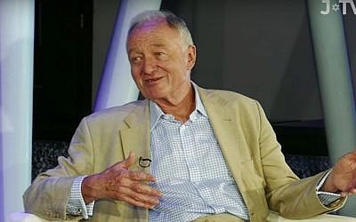 During his J-TV interview, released June 21, 2016, former London mayor Ken Livingstone said he would take out to dinner whoever succeeded in proving him wrong on the 'fact' that Hitler supported Zionism. (YouTube screenshot)